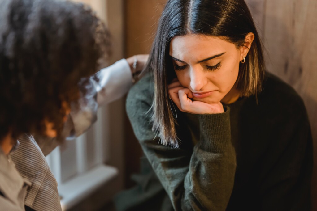 Person caring for another